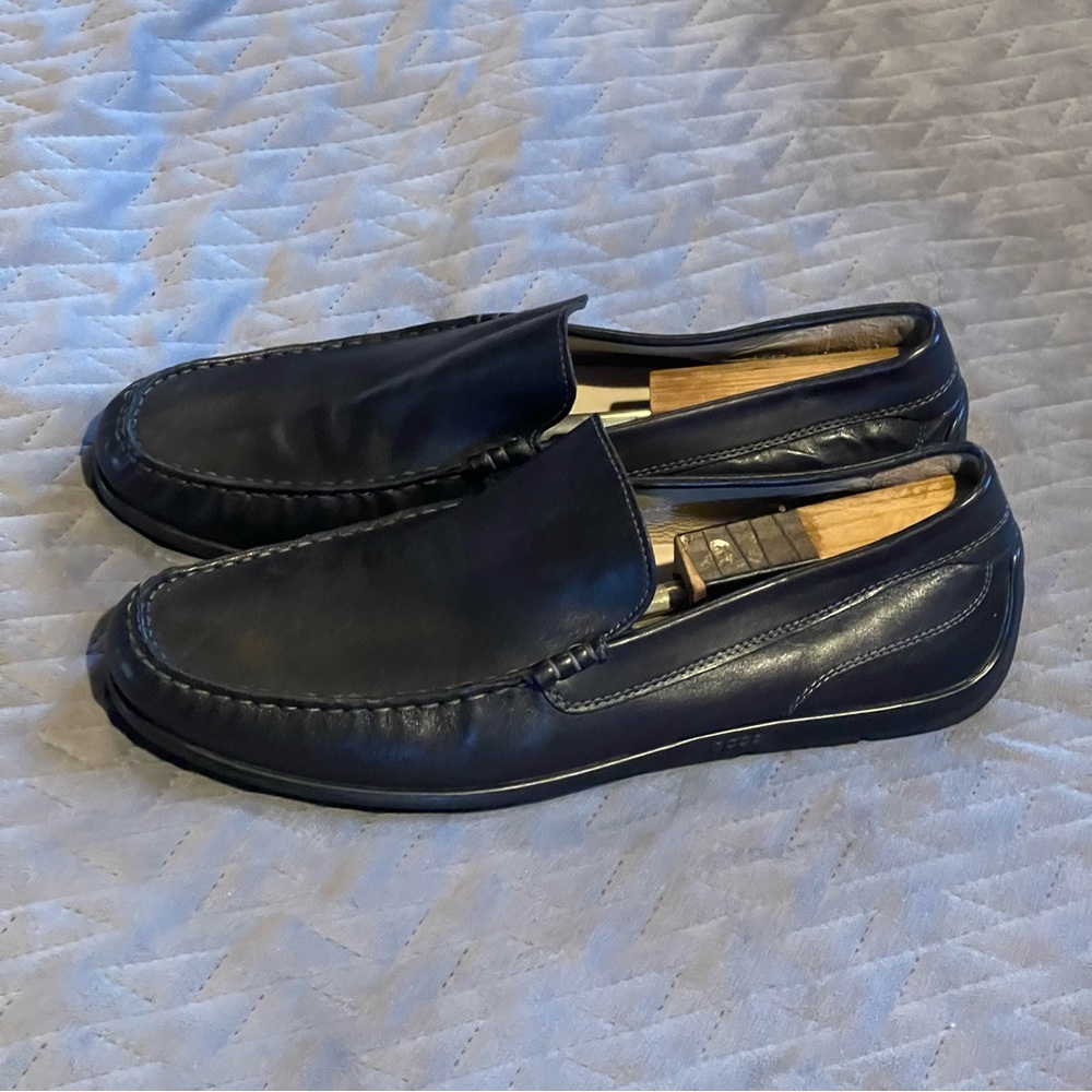 Ecco slip on shoes men’s size 46 US 12-12.5 pre-owned condition black - Picture 2 of 8